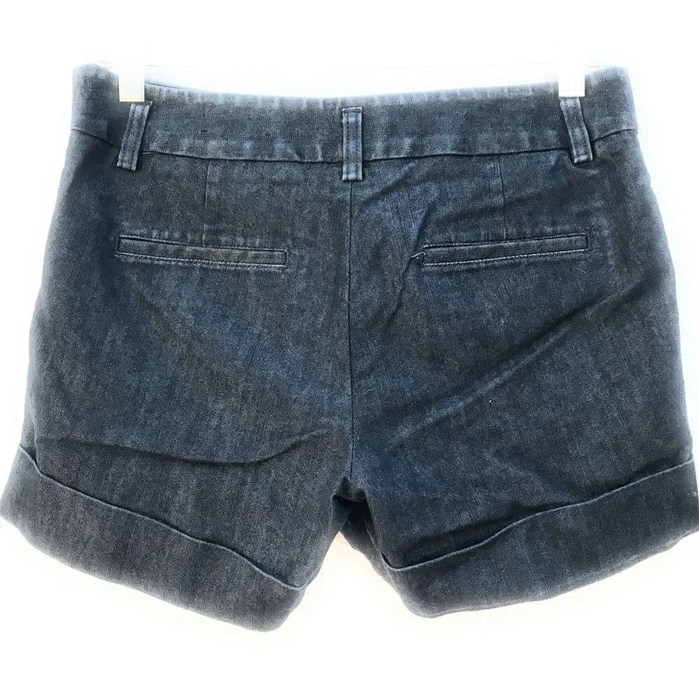 EXPRESS Denim Cuffed Shorts‎
